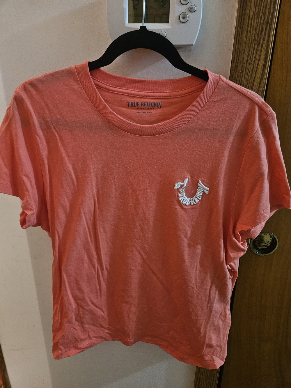 True Religion Coral Graphic Tee